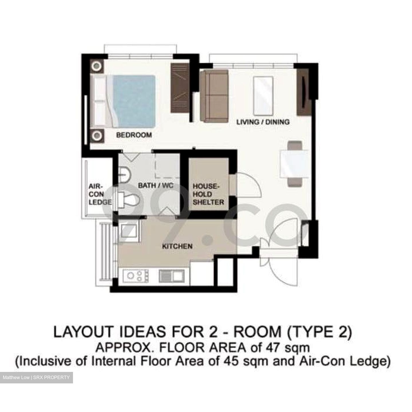 Blk 363B Sun Natura (Sembawang), HDB 2 Rooms #393420561